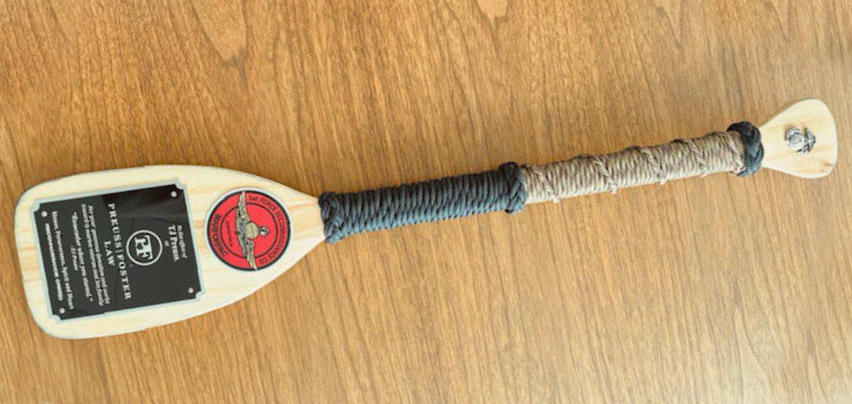 A Token of Brotherhood and Gratitude: The Recon Paddle Gift